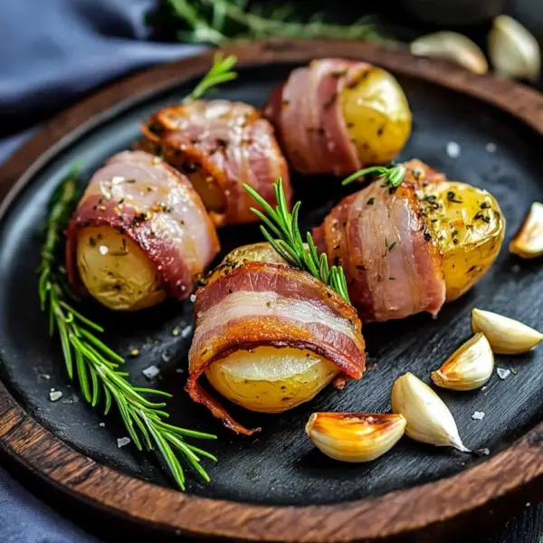Kartoffeln im Speckmantel