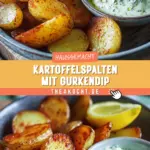 Kartoffelspalten mit Gurkendip 22 Pinterest Hidden Image