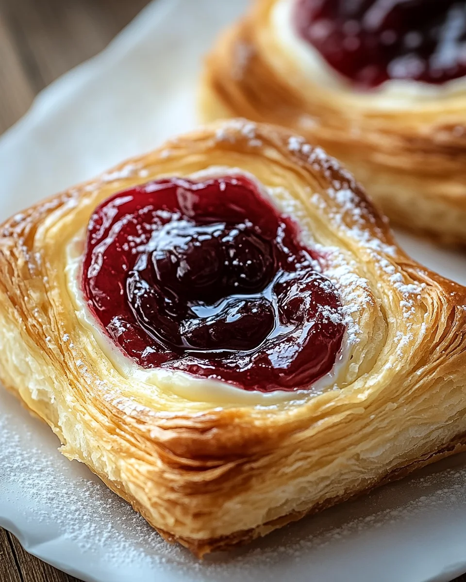 Kirsche Frischkäse Danish