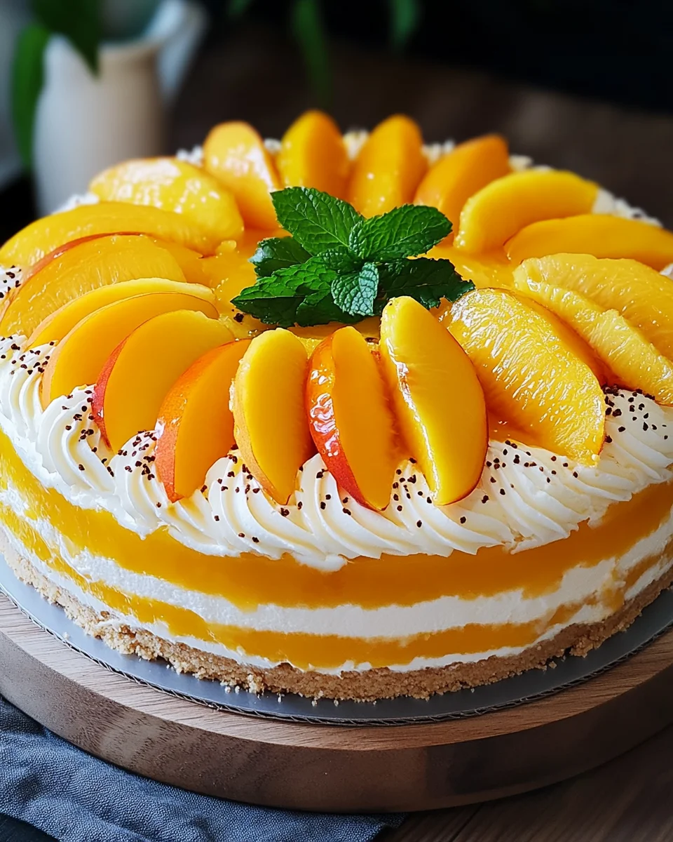 Pfirsich-Maracuja-Torte 23 Pfirsich-Maracuja-Torte