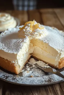 Quark-Schneekuchen mit Vanillepudding