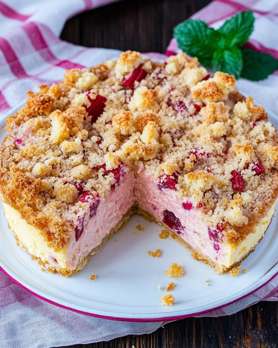 Rhabarber-Cheesecake