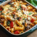 Vegetarischer Nudelauflauf