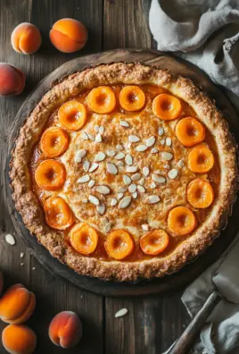 Aprikosen-Galette mit Mandelplättchen