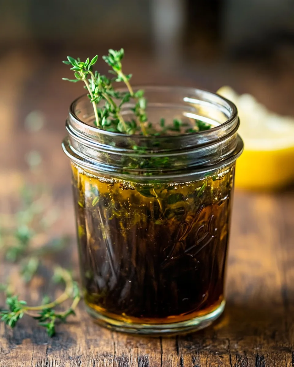 Balsamico-Senf-Honig-Dressing