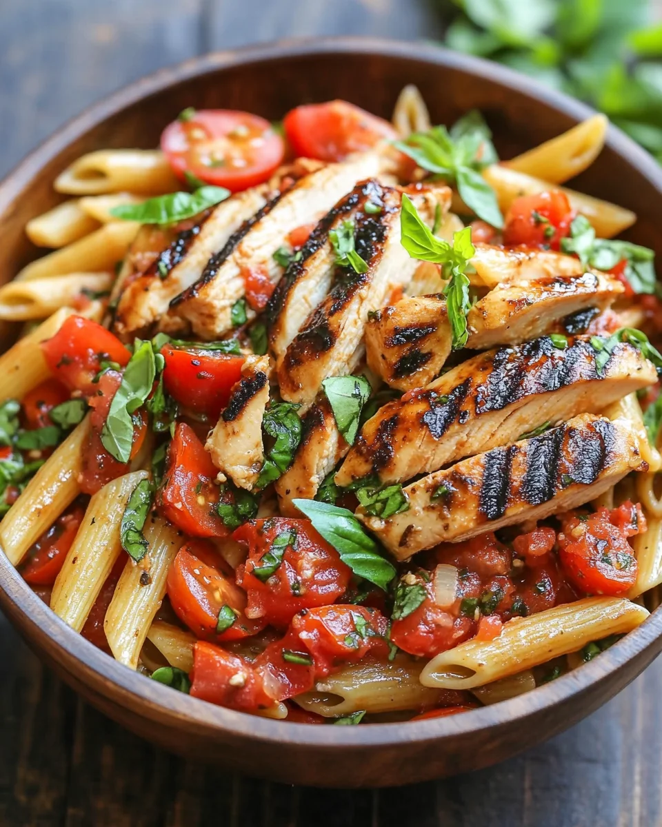 Bruschetta Chicken Pasta