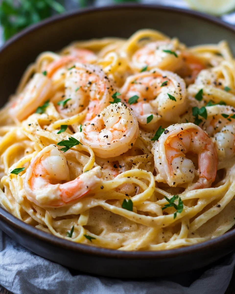 Creamy Shrimp Pasta 17 Creamy
