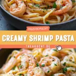 Creamy Shrimp Pasta 16 Pinterest Hidden Image