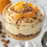 Eierlik&ouml;r-Mousse mit Spekulatius-Creme und Mandarinen
