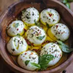 Eingelegter Mozzarella
