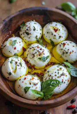 Eingelegter Mozzarella 25 Eingelegter Mozzarella