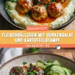 Fleischbällchen mit Gurkensalat und Kartoffelstampf 19 Pinterest Hidden Image