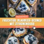 Fruchtige Blaubeer-Scones mit Zitronenguss 23 Pinterest Hidden Image