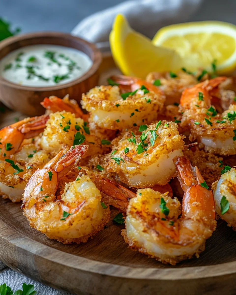 Garnelen aus der Heißluftfritteuse