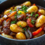 Gnocchi-Gulasch