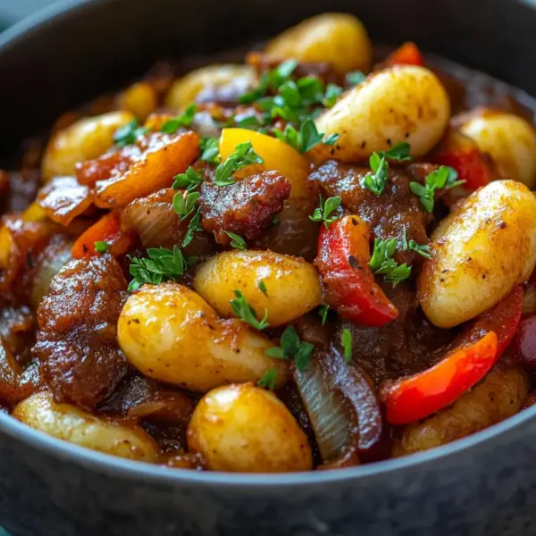 Gnocchi-Gulasch