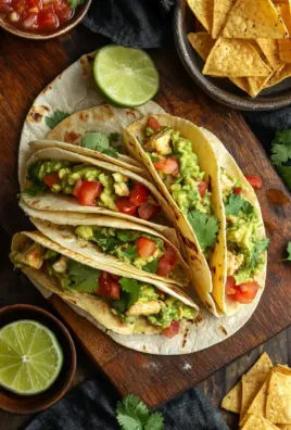 Guacamole Chicken Wraps