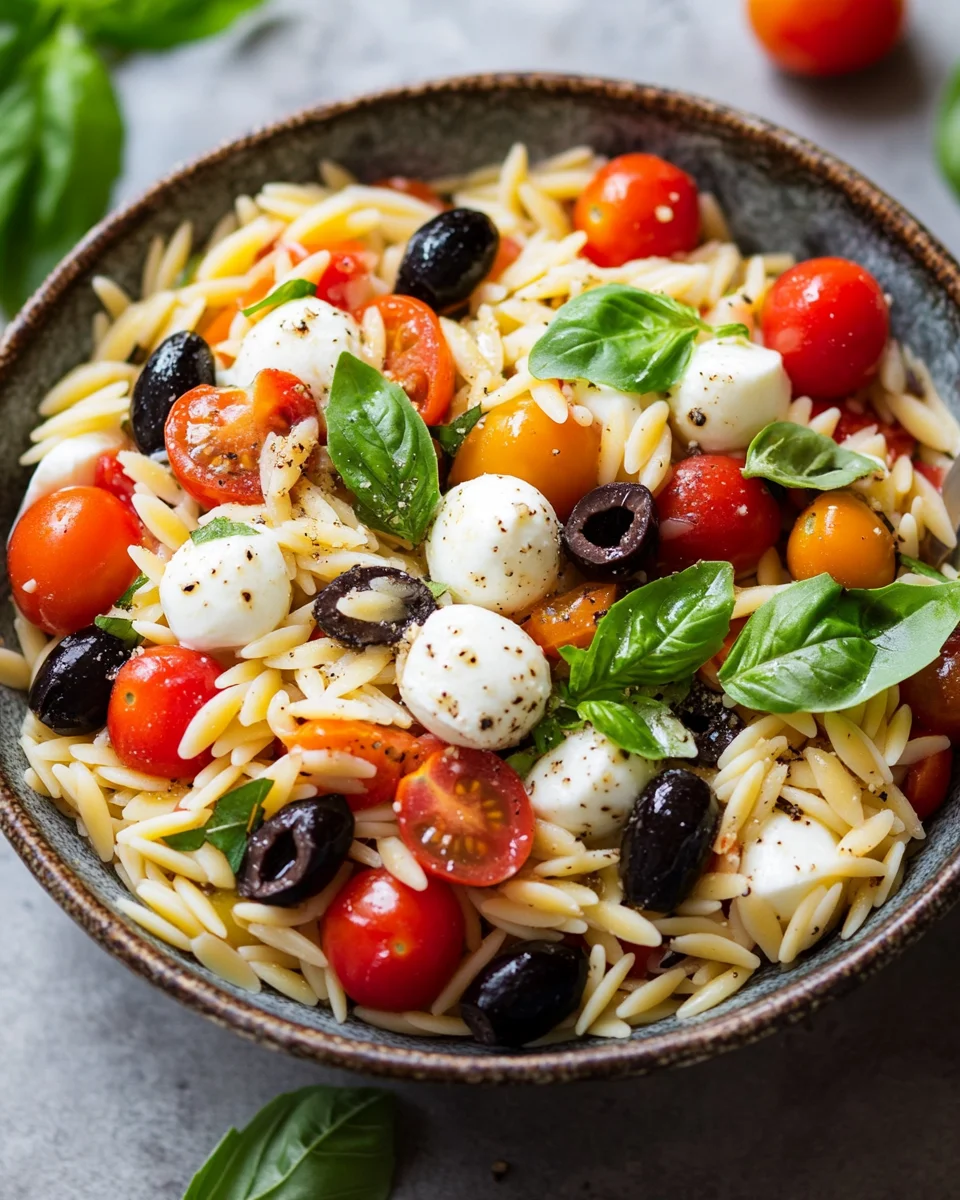 Italienischer Orzo-Nudelsalat 18 Italienischer
