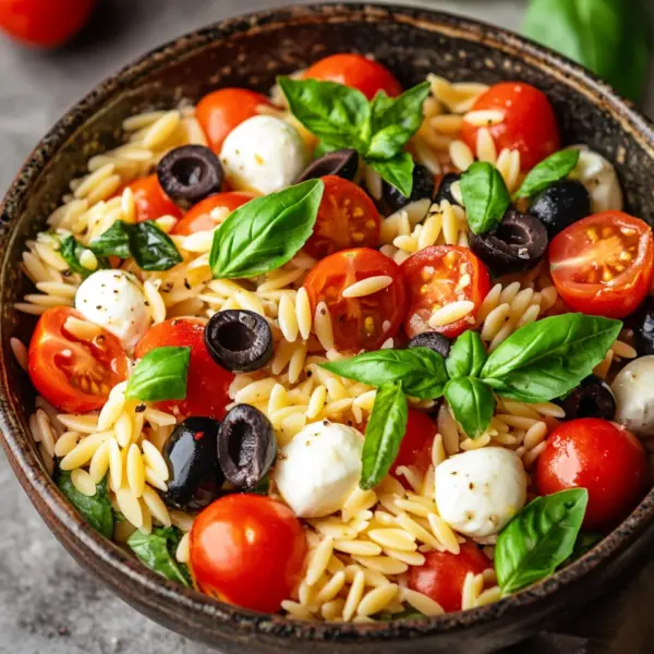 Italienischer Orzo-Nudelsalat