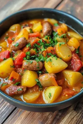 Kartoffelgulasch mit Würstchen 32 Kartoffelgulasch mit Würstchen
