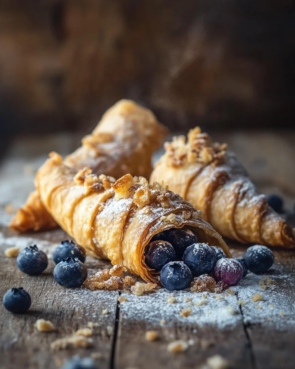 Kartoffelhörnchen mit Blaubeeren & Streuseln 23 Kartoffelhörnchen