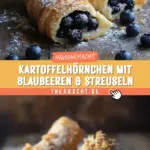 Kartoffelhörnchen mit Blaubeeren & Streuseln 22 Pinterest Hidden Image