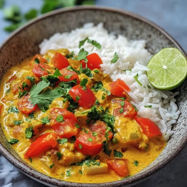 Kichererbsen-Curry mit Kokosmilch