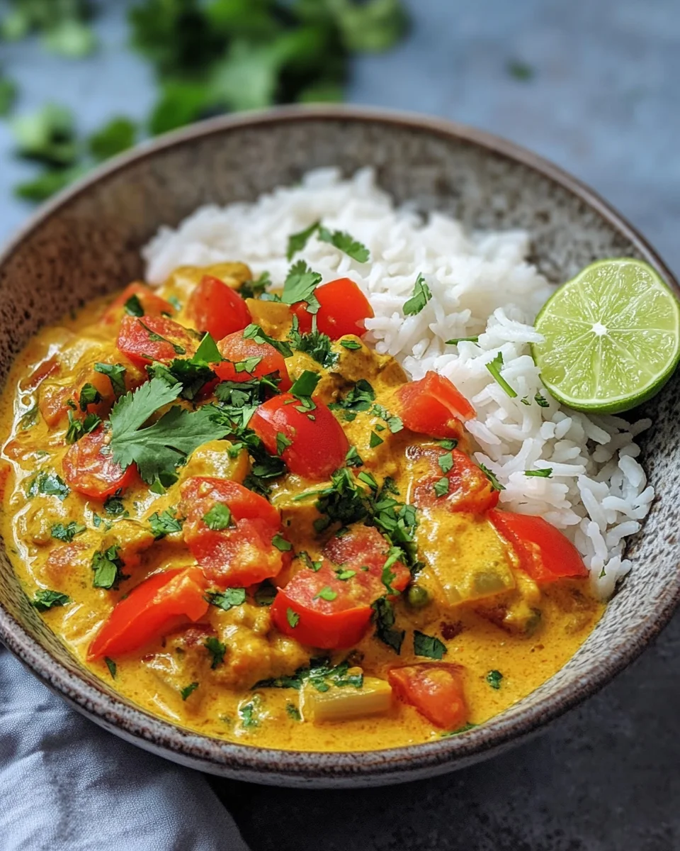 Kichererbsen-Curry mit Kokosmilch
