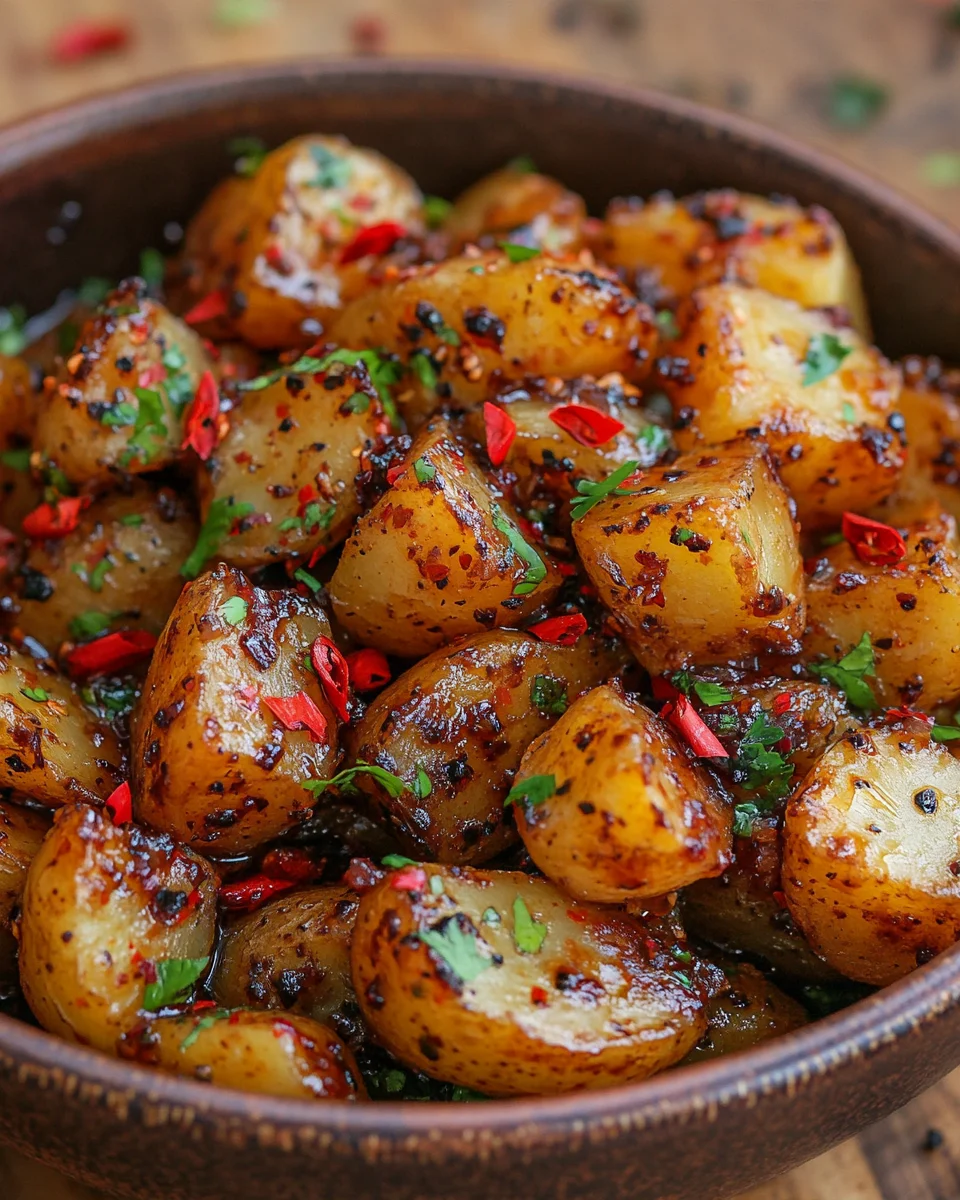 Knusprige Honig-Chili-Kartoffeln 21 Knusprige