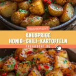 Knusprige Honig-Chili-Kartoffeln 20 Pinterest Hidden Image