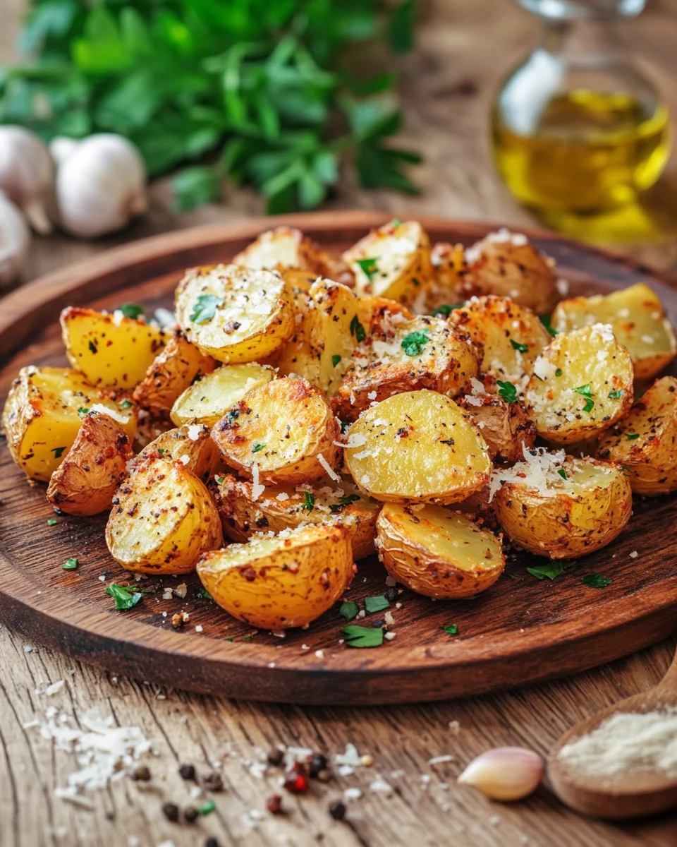 Knusprige Parmesan Röstkartoffeln