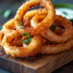 Knusprige Zwiebelringe