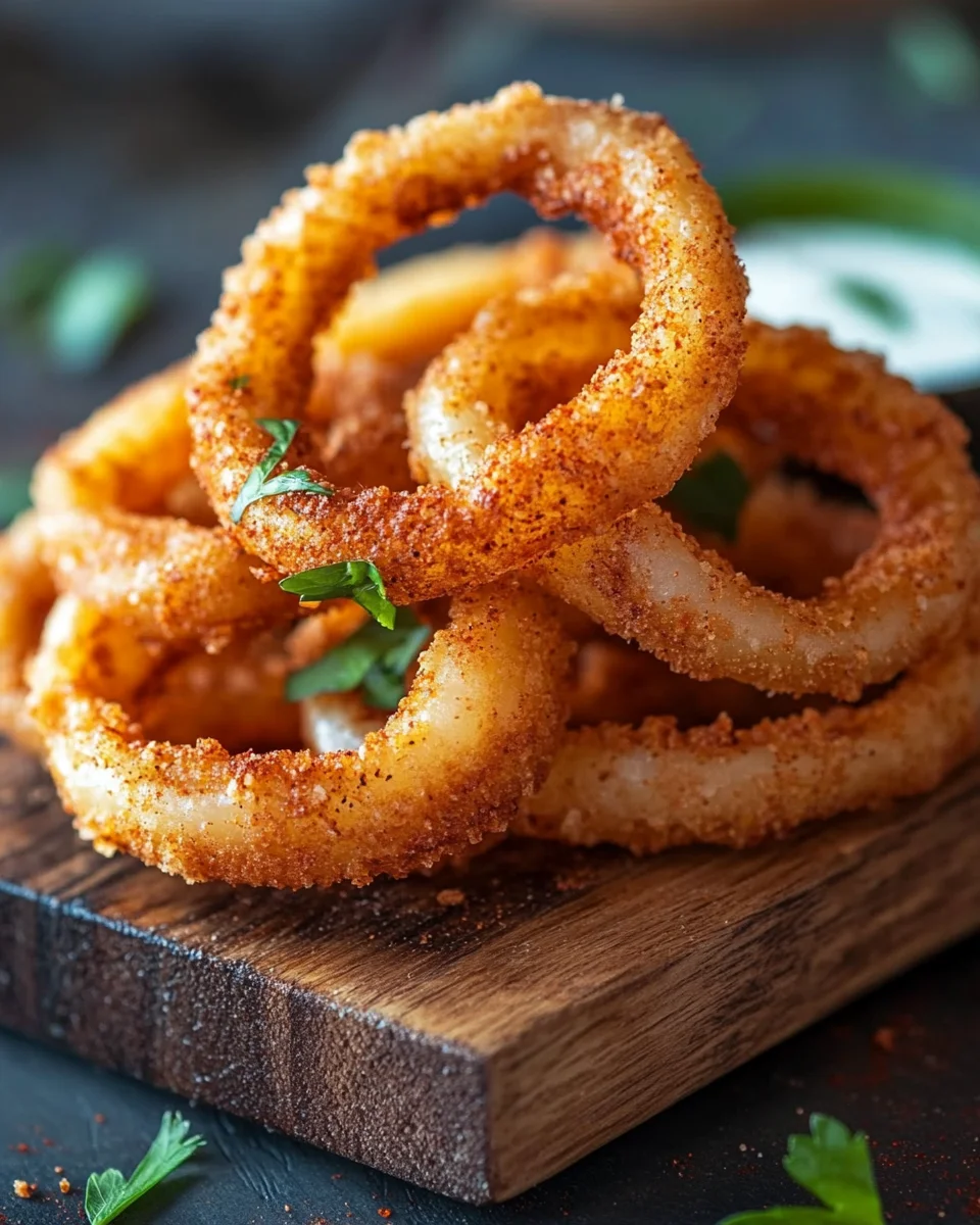 Knusprige Zwiebelringe