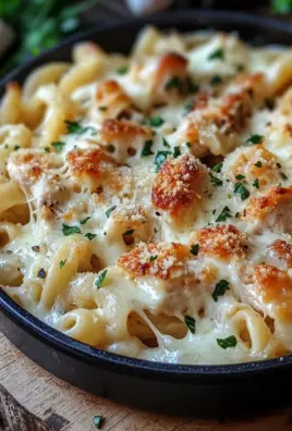 Knuspriger Nudel-Hähnchen-Auflauf mit Knoblauch und Parmesan 23 Knuspriger Nudel-Hähnchen-Auflauf mit Knoblauch und Parmesan