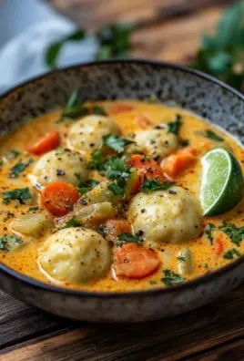 Kokos Curry Suppe mit Dumplings 22 Kokos Curry Suppe mit Dumplings