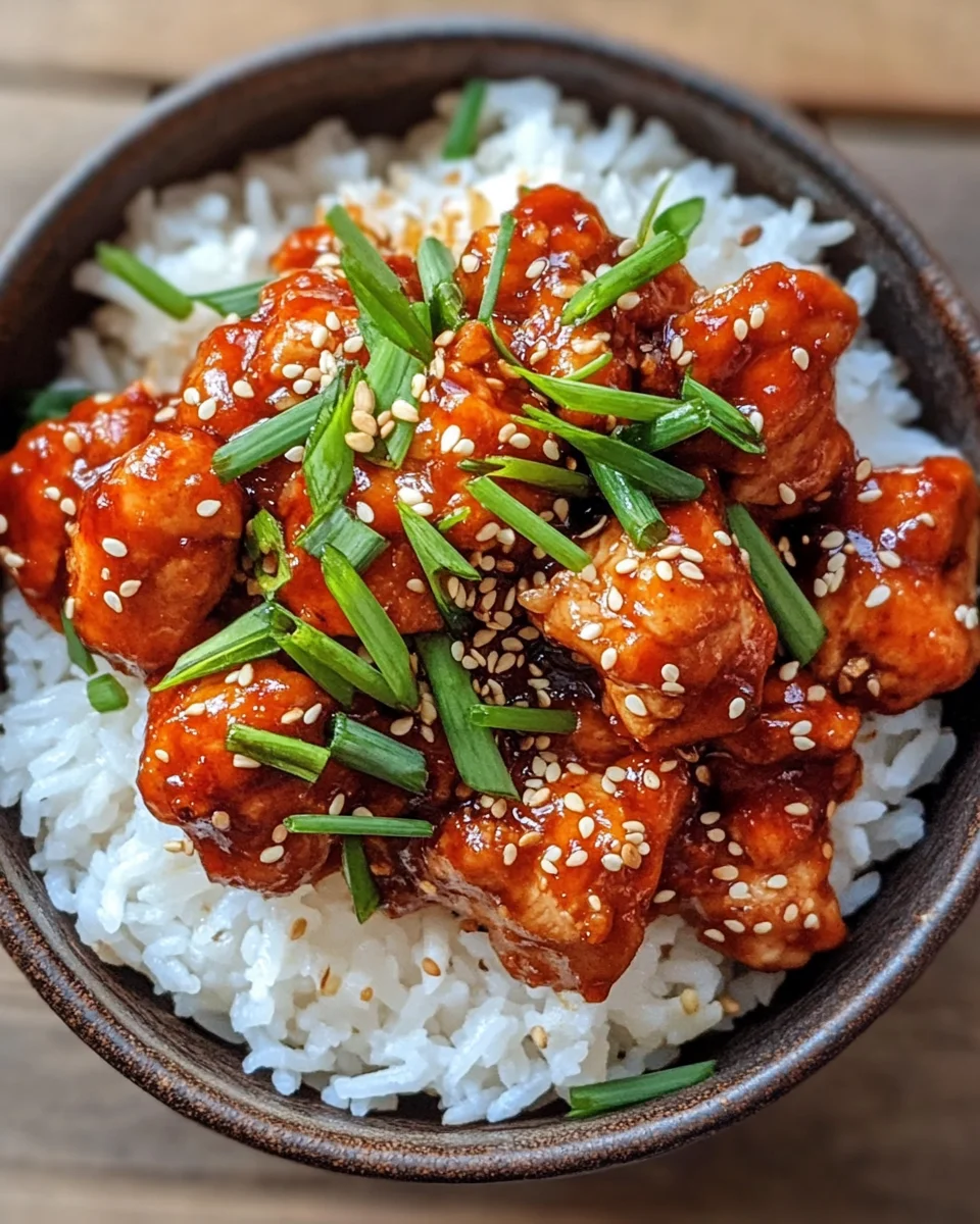 Koreanischer Reis Hähnchen Bowl 17 Koreanischer