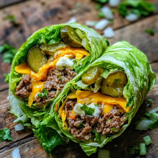 Low Carb Big Mac Rolle