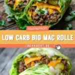 Low Carb Big Mac Rolle 16 Pinterest Hidden Image