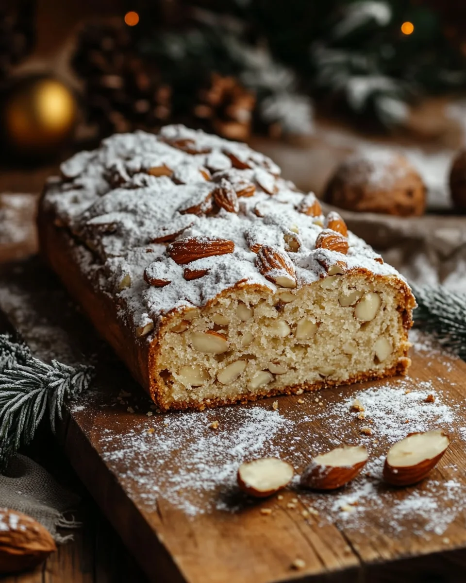 Mandel-Marzipan-Stollen
