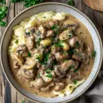 Medaillons in Champignon Rahmso&szlig;e mit Sp&auml;tzle