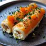 M&ouml;hrenrolle mit Frischk&auml;se