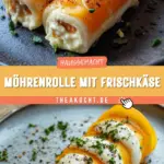 Möhrenrolle mit Frischkäse 24 Pinterest Hidden Image
