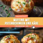Muffins mit Putenschinken und Käse 22 Pinterest Hidden Image