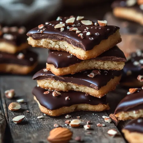 Nougat-Spitzbuben - Mürbe Plätzchen mit Nougat