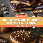 Nougat-Spitzbuben - Mürbe Plätzchen mit Nougat 15 Pinterest Hidden Image