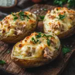 Ofenkartoffeln mit Thunfisch und K&auml;se