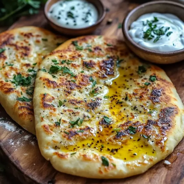 Pfannenbrot ohne Hefe Rezept
