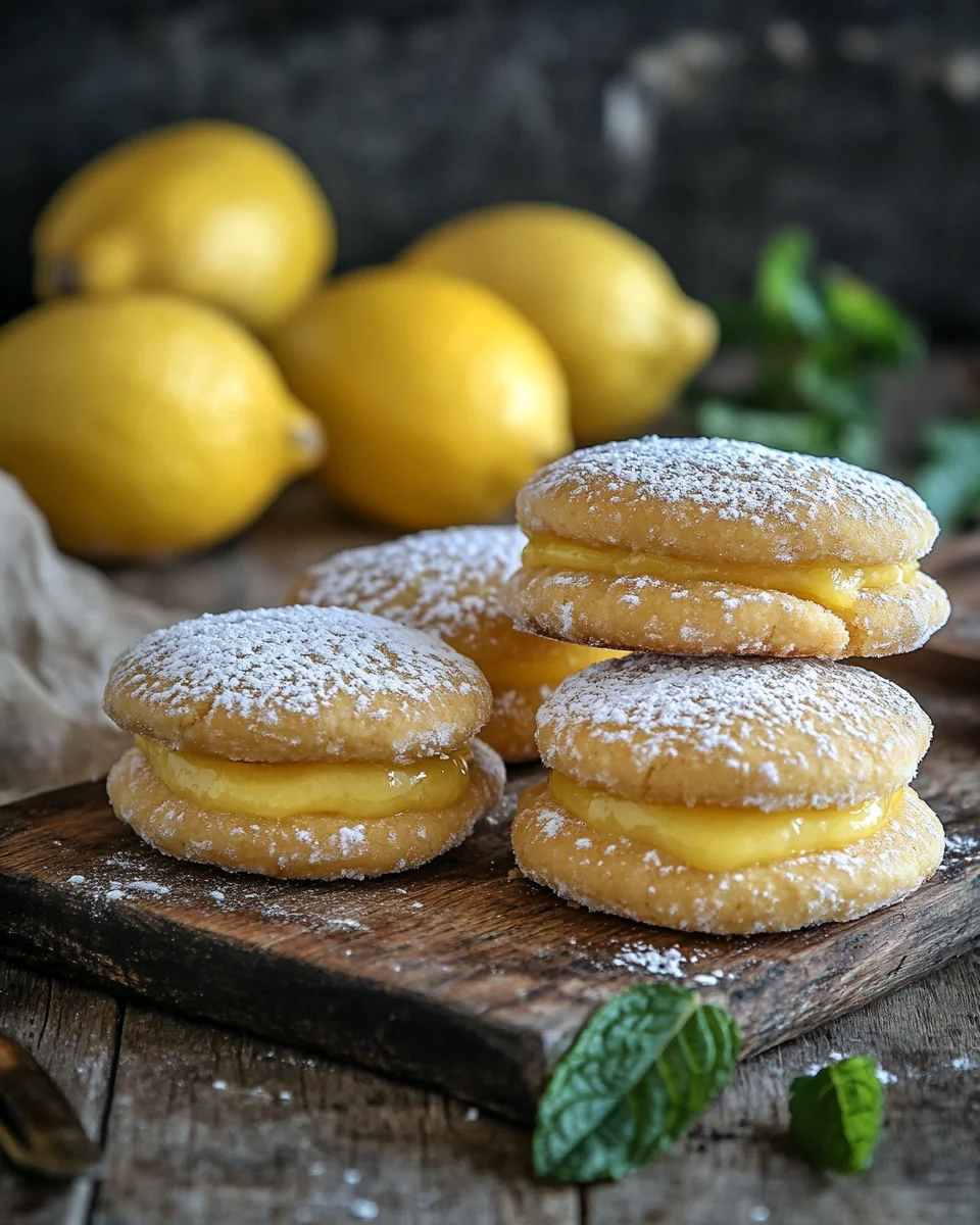 Plätzchen mit Lemoncurd 16 Plätzchen