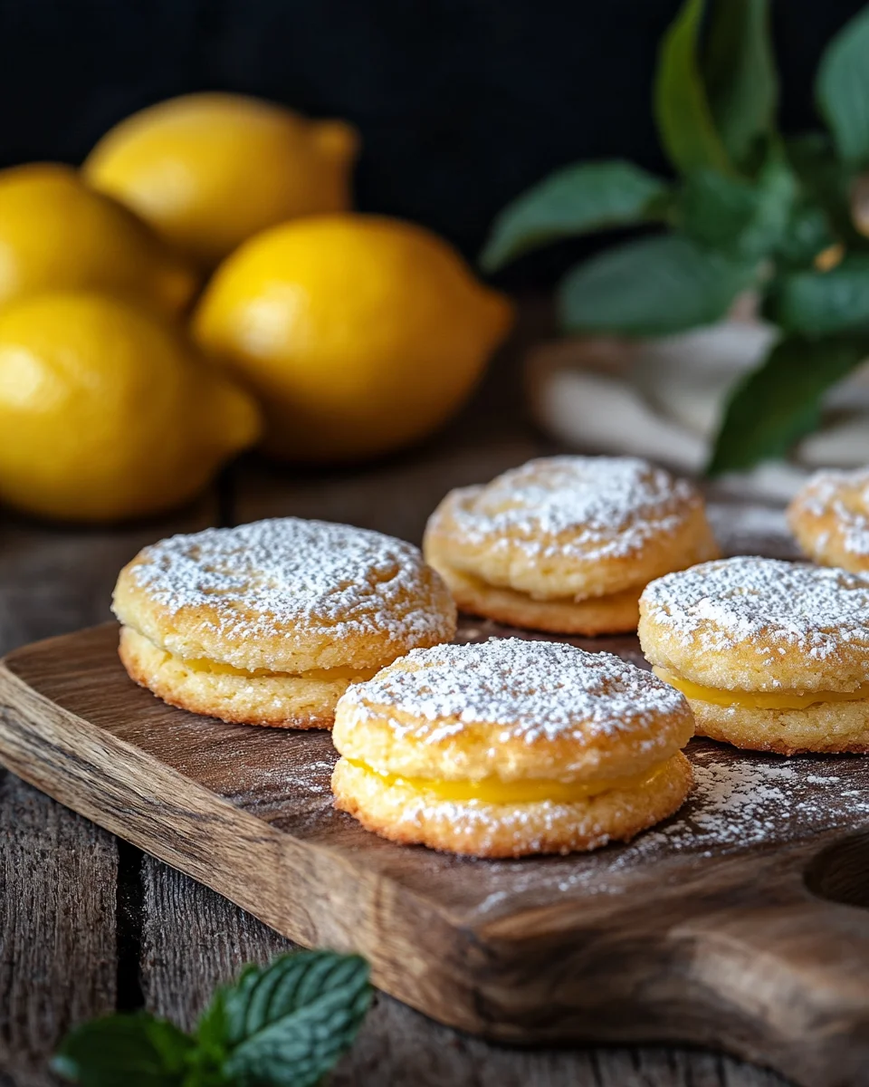 Plätzchen mit Lemoncurd