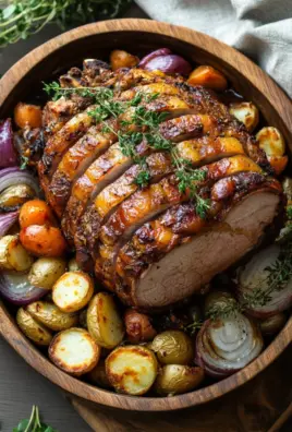 Räuberbraten, schmort im Ofen einfach vor sich hin
